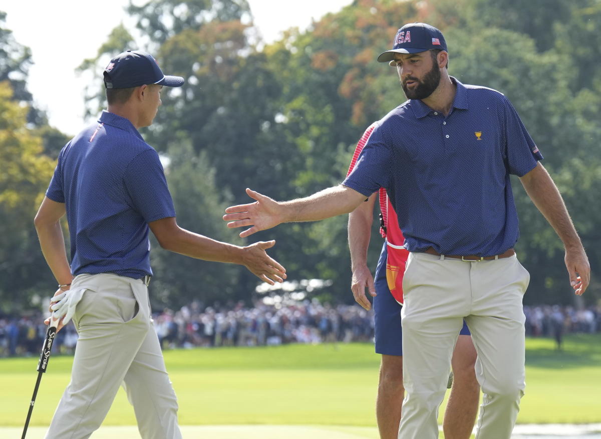 Americans restore the lead in fog-delayed Presidents Cup