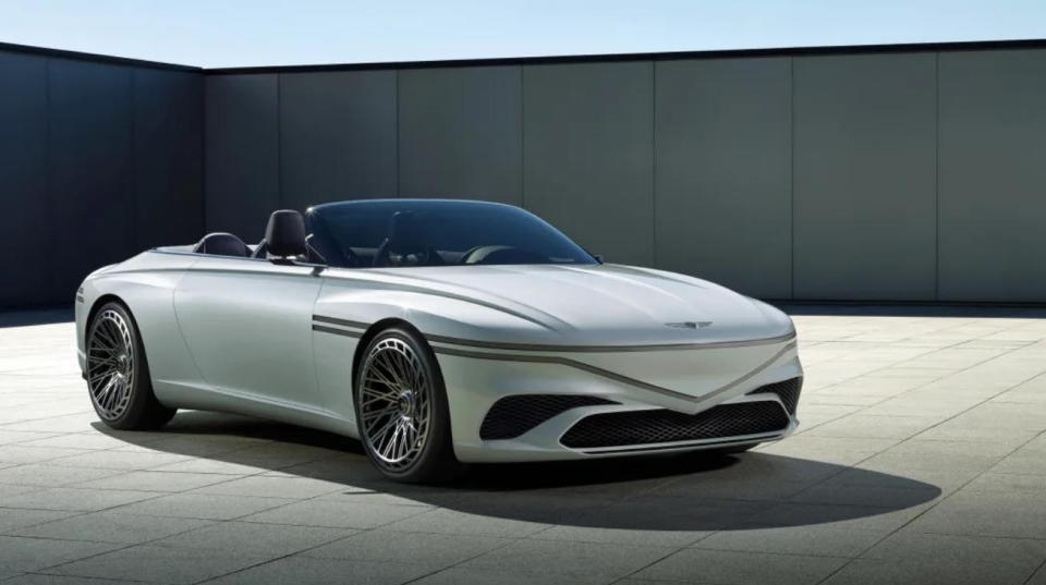 圖／Genesis X Convertible Concept三部曲敞篷概念車南加州絕美亮相！