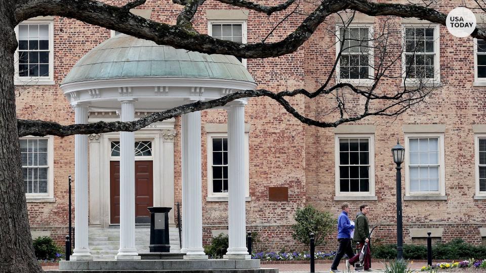 The University of North Carolina at Chapel Hill is moving to online classes just one week after reopening in-person.