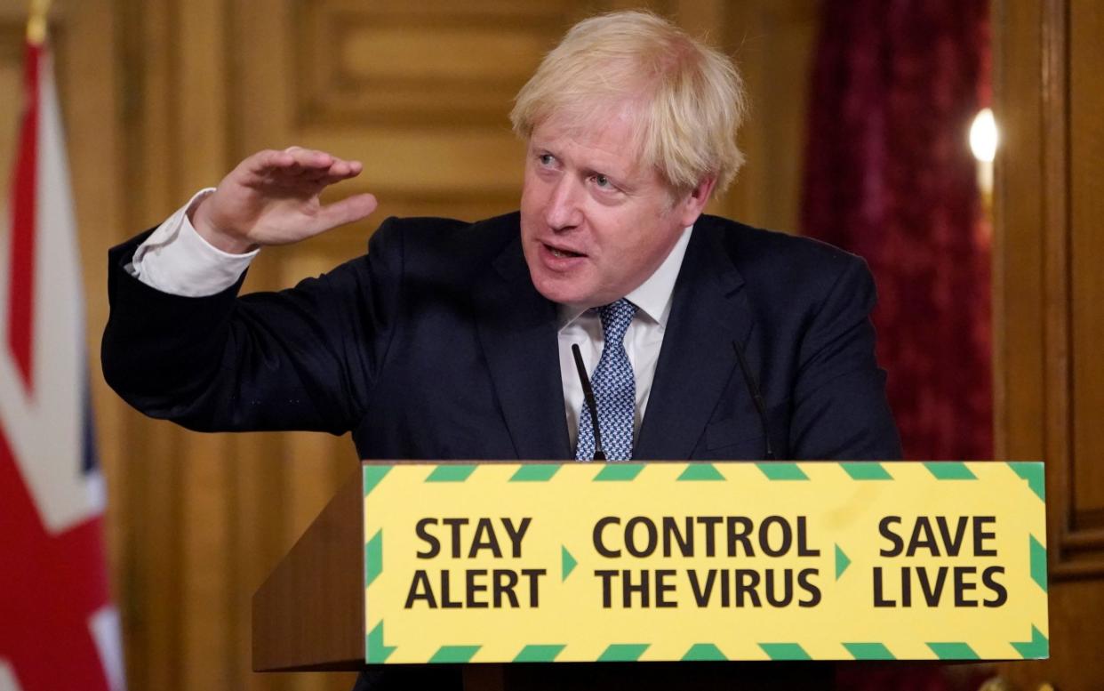 Boris Johnson said the country 'cannot be complacent' amid a rise in reported cases - Shutterstock/Andrew Parsons