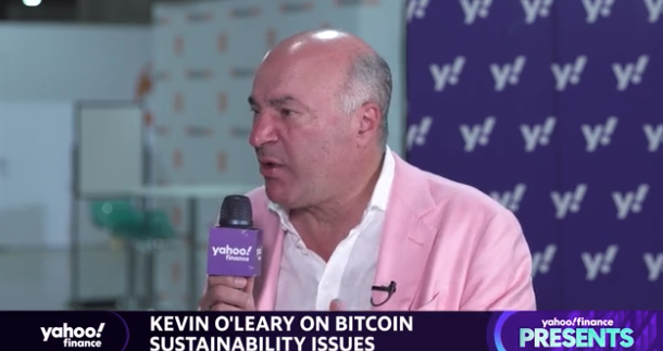 Shark Tank's Kevin O'Leary talks to Yahoo Finance at the 2021 Bitcoin Conference.