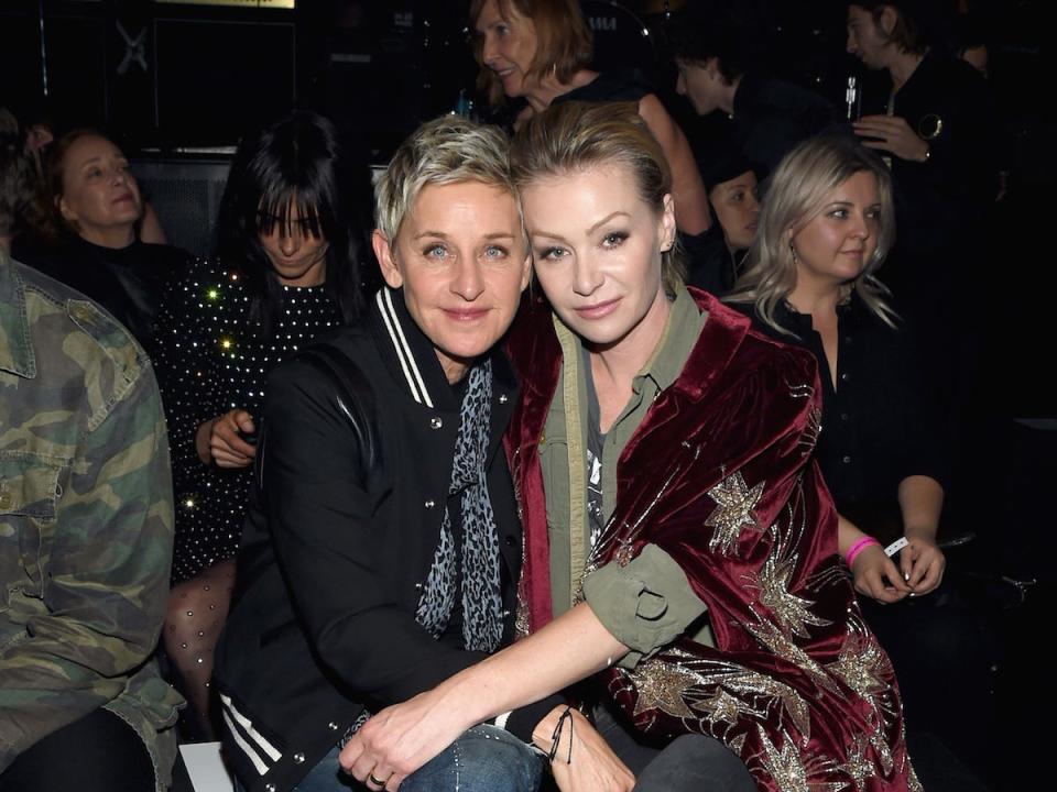 Getty Images ellen degeneres and portia de rossi 