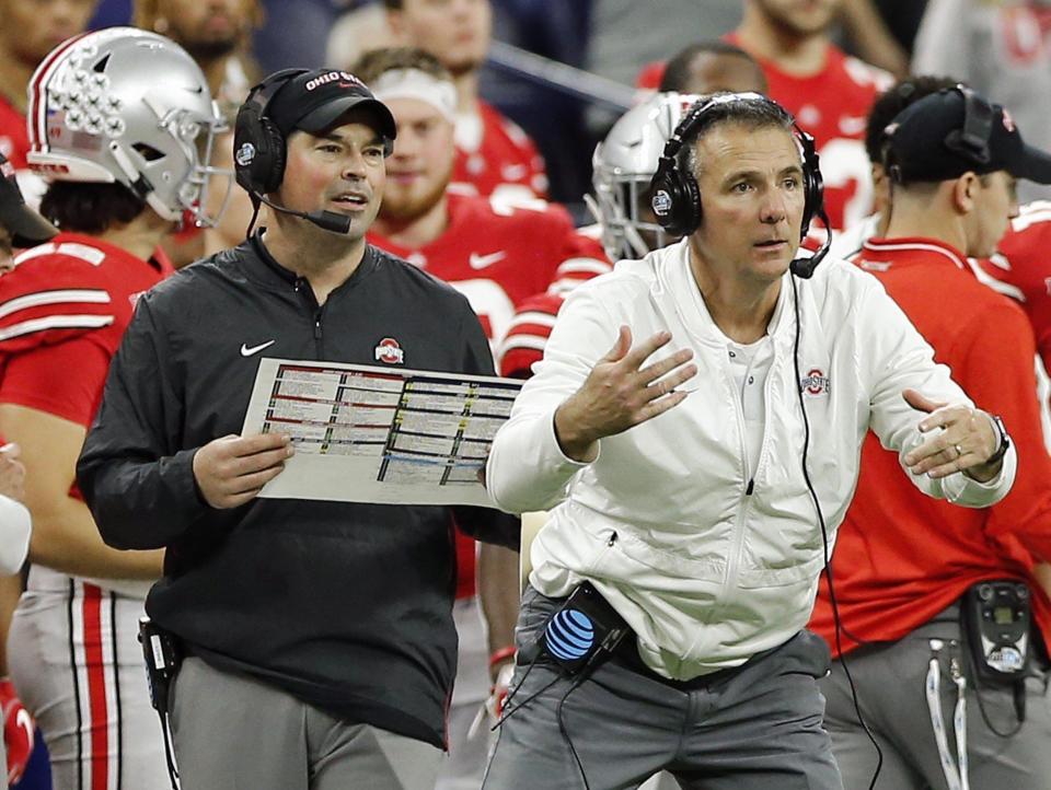 Ryan Day with Urban Meyer