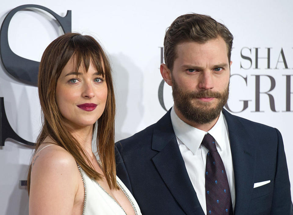 Dakota Johnson und Jamie Dornan spielen das Liebespaar Christian und Ana. (Bild: Getty Images)