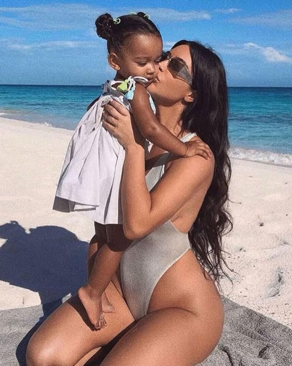 Chicago West and Kim Kardashian (Instagram / Instagram)