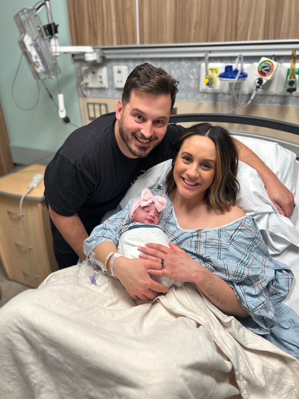 Nicole and Chris DiMicco of Lacey welcomed their baby girl Maren at 12:11 a.m. on Jan. 1, 2024 at Jersey Shore University Medical Center in Neptune.