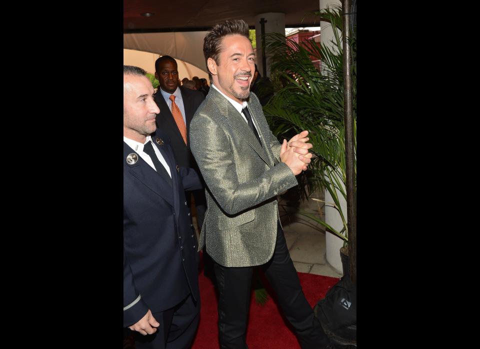 Robert Downey Jr. presenta "The Avengers" en la edición 2012 del Festival de Cine de Tribeca, el 28 de abrilk de 2012.   (Slaven Vlasic/Getty Images)