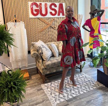 Gusa by Victoria, a fashion retail brand, is returning to a storefront and holding a ribbon cutting Thursday, April 27 at 4 p.m.