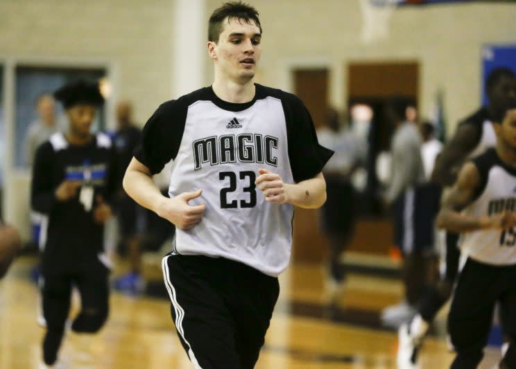 Building the foundation of a long season starts before the first practice, especially for young players such as Mario Hezonja. (AP)