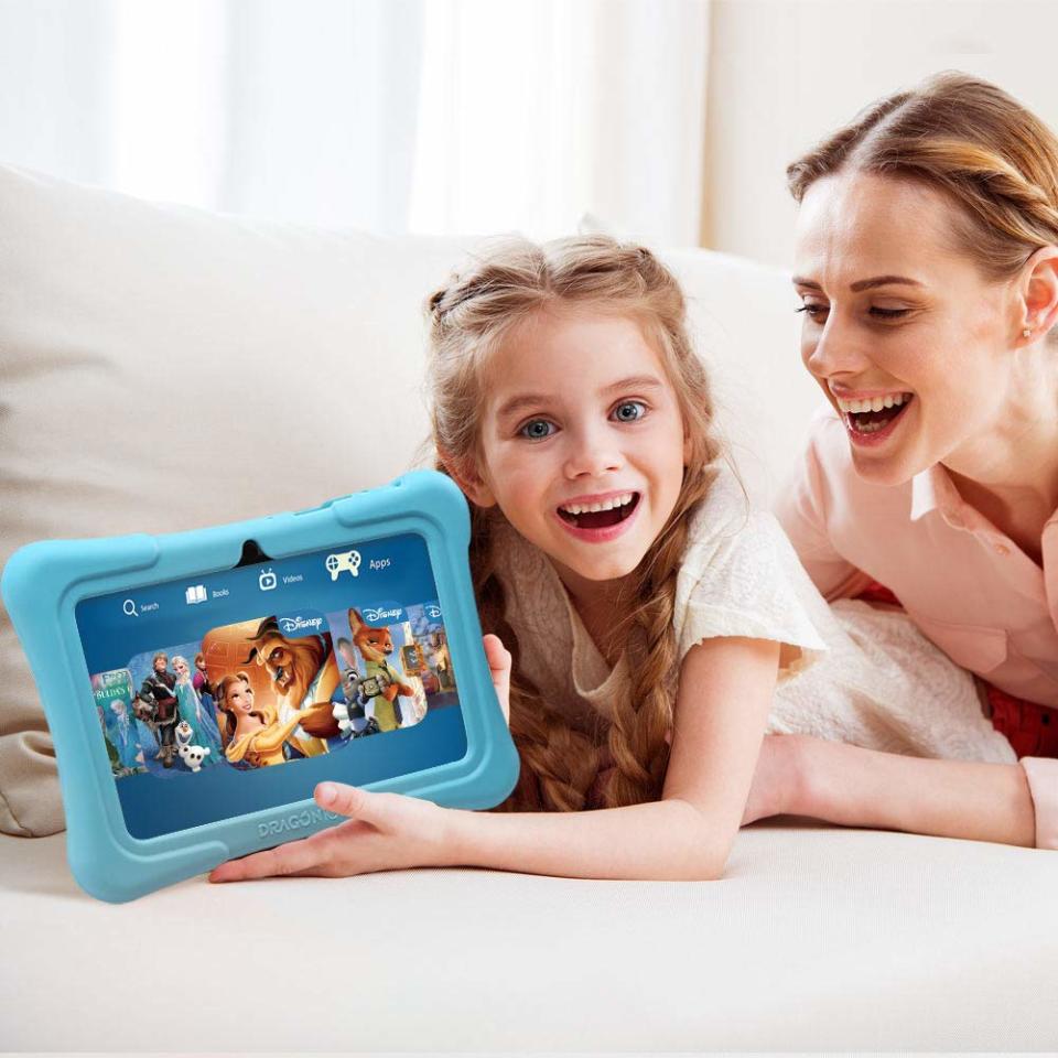 Save $13 on the Dragon Touch Y88X Plus Kids Tablet. (Photo: Amazon)