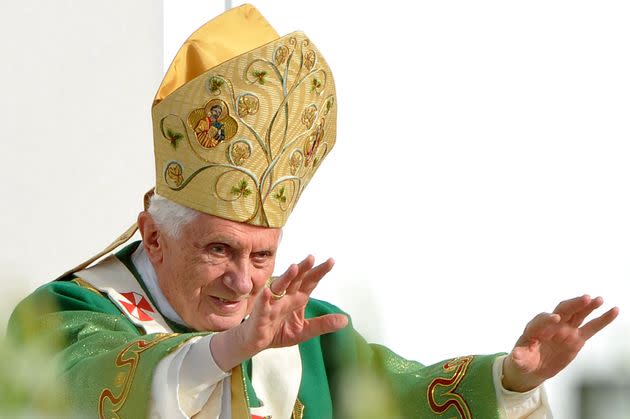 El Papa em&#xe9;rito, Benedicto XVI. (Photo: ALBERTO PIZZOLI via Getty Images)