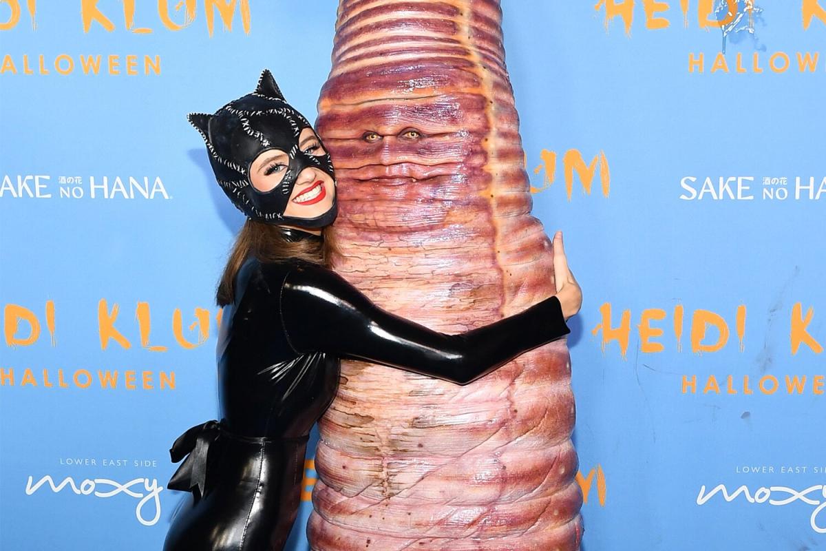 Heidi Klum's Daughter Leni Makes Her Halloween Party Debut as Catwoman