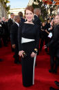 <div class="caption-credit"> Photo by: Getty Images</div><b>BEST: Julianne Moore</b> <br> The contrasting black and white colorblocking on this Tom Ford gown is so striking and modern.