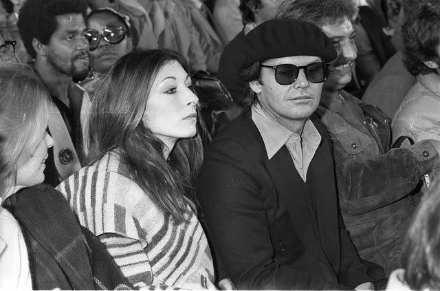 <p>Fairchild Archive/Penske Media via Getty</p> Jack Nicholson and Anjelica Huston in 1976