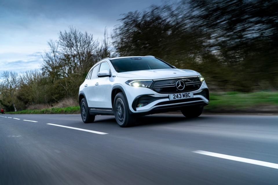 The Mercedes-Benz EQA has a 200-mile range  (Justin Leighton)