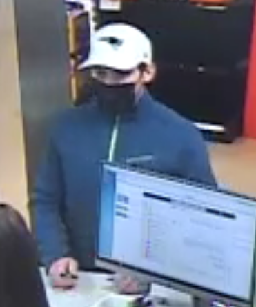 Canton police and the FBI are seeking information about a masked man who robbed the Huntington Bank branch inside the Raff Road Giant Eagle on Wednesday.