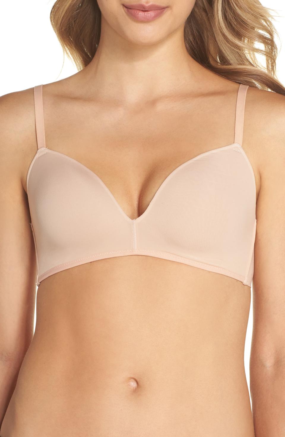 10) Marta Mesh Trim Wireless T-Shirt Bra