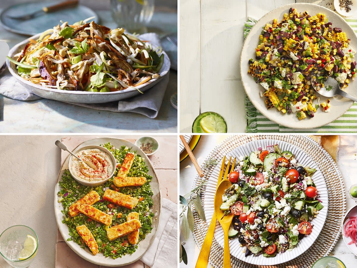 Chop, chop: chopped salads are quick, easy to make and perfect for alfresco dining  (Tesco)