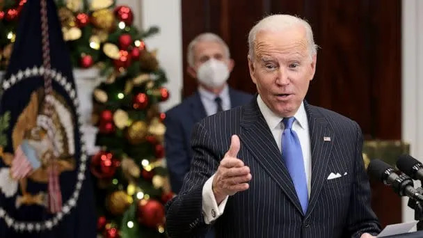 PHOTO: President Joe Biden speaks on the Covid-19 omicron variant in the Roosevelt Room of the White House in Washington, Nov. 29, 2021. (Oliver Contreras/EPA-EFE/Shutterstock)