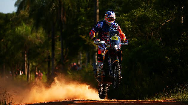 Price's Dakar title defence is off to a strong start. Pic: Getty