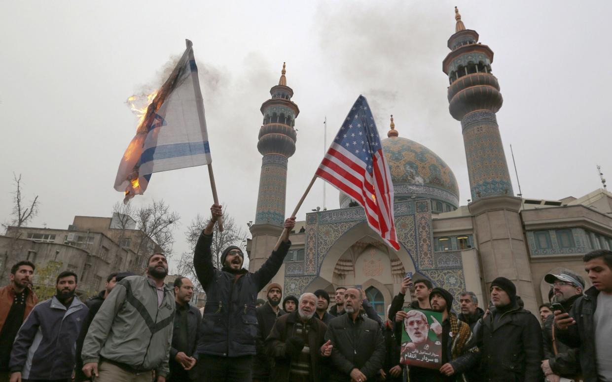 Iranian protest against America has intensified