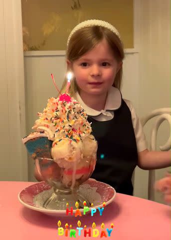 <p>Tessa Hilton/Instagram</p> Nicky Hilton's daughter Teddy celebrates her birthday