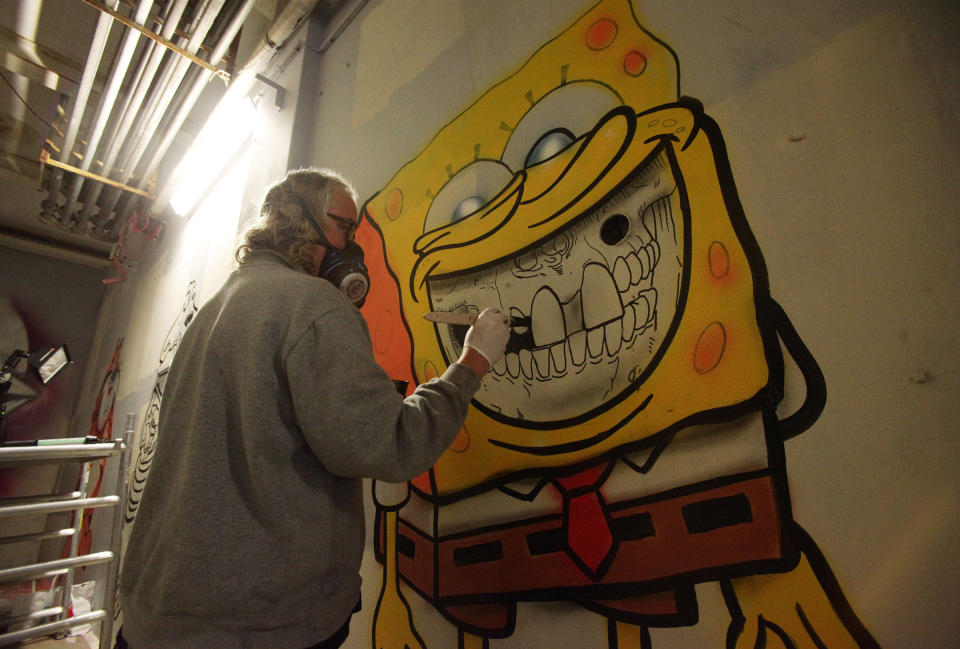 Ron English is an acclaimed American street artist (Yui Mok/PA)