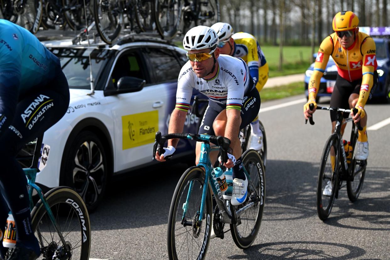  Mark Cavendish in action at Scheldeprijs 