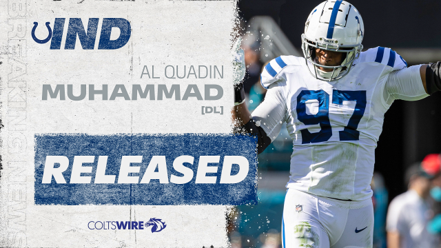 Colts release DE Al-Quadin Muhammad, WR Vyncint Smith