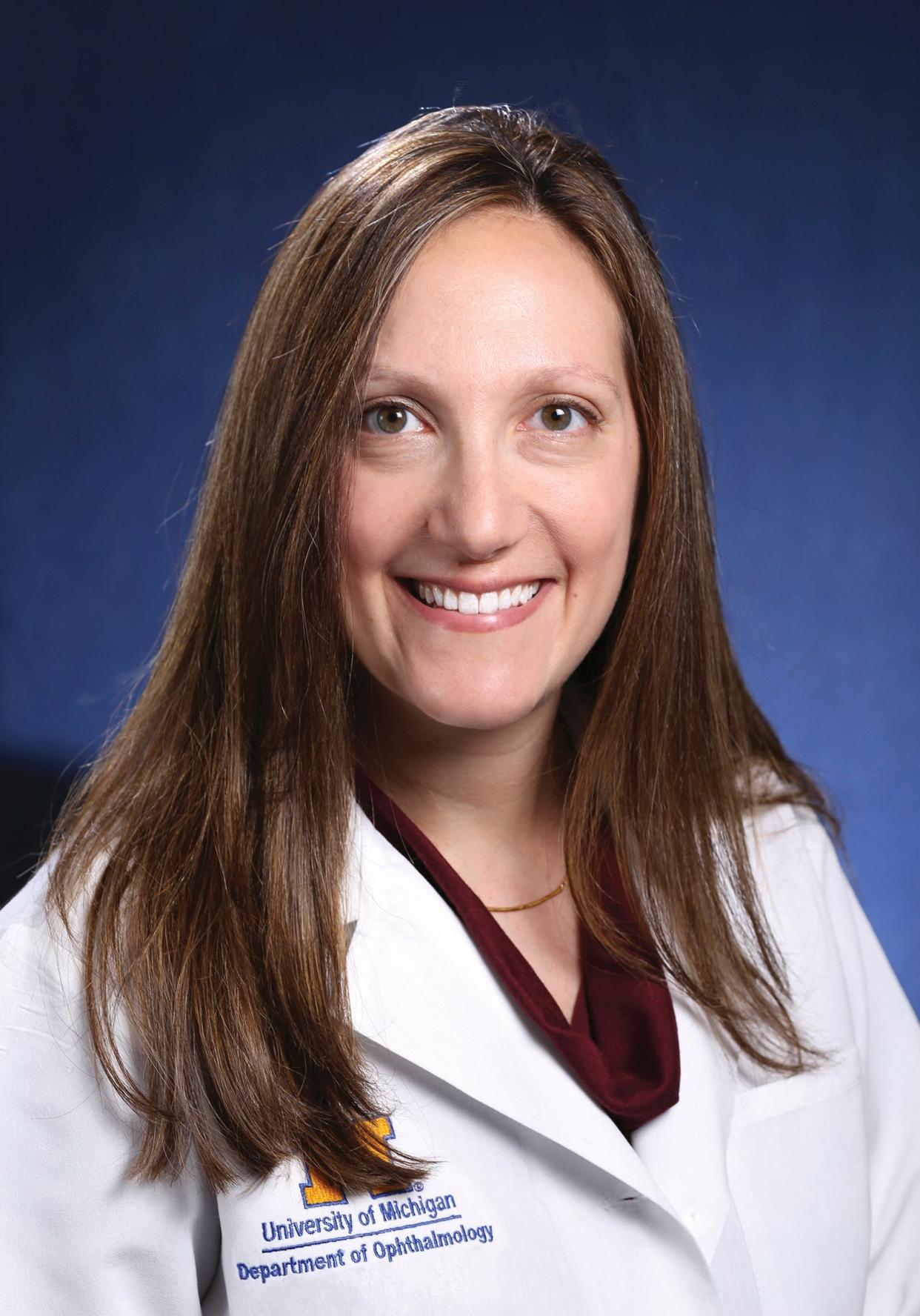 Dr. Julie Rosenthal, a clinical assistant professor of ophthalmology and visual sciences at the University of Michigan and retina specialist at the Kellogg Eye Center at the University of Michigan Health.