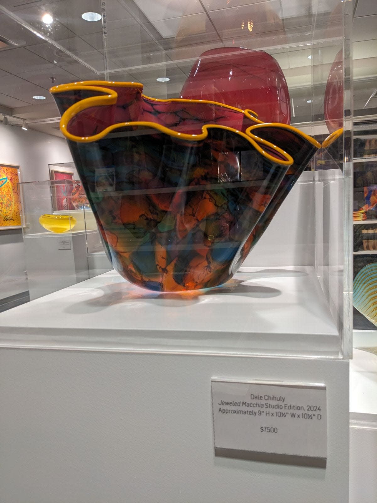 Dale Chihuly and Chihuly Studio pieces are available for sale in the "Chihuly at Biltmore" gift shop at Biltmore Estate.