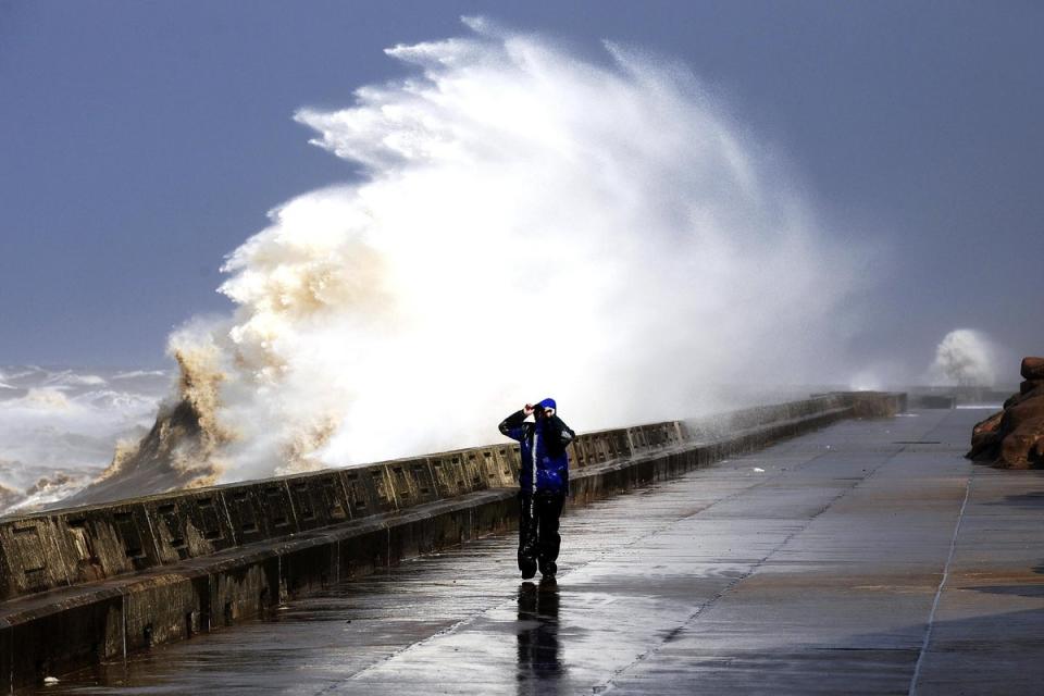 Storm Babet developed to the west of the Iberian Peninsula before moving north (PA Archive)