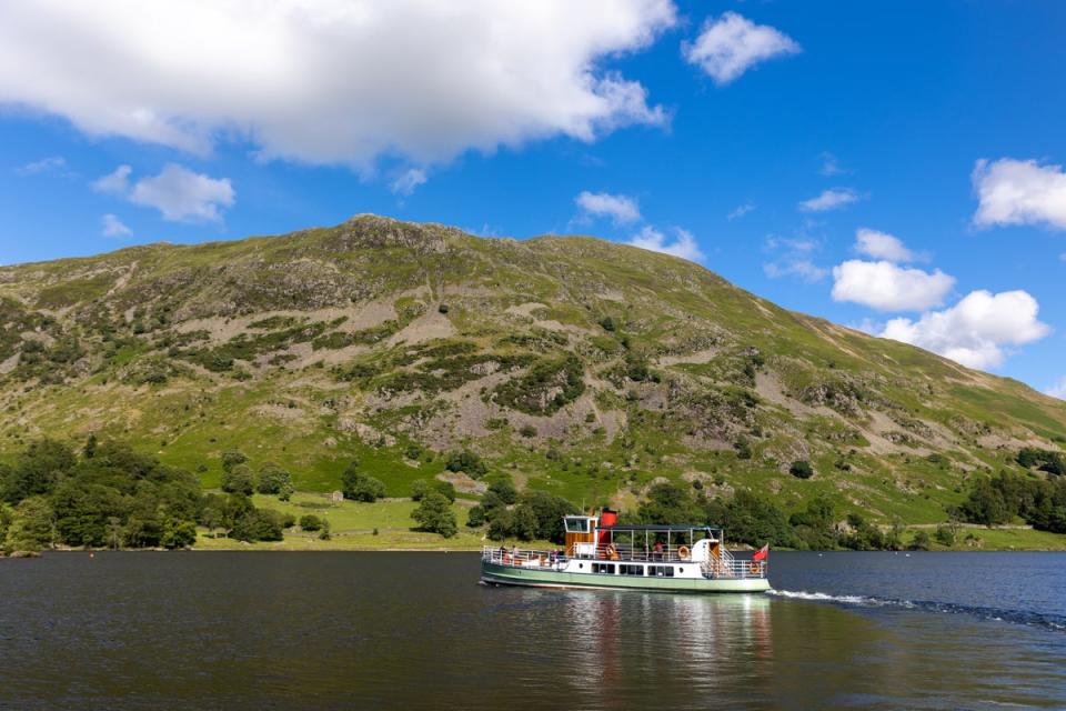 Pedestrians can also get around using the Ullswater Steamers (Ben Barden Film & Photography)