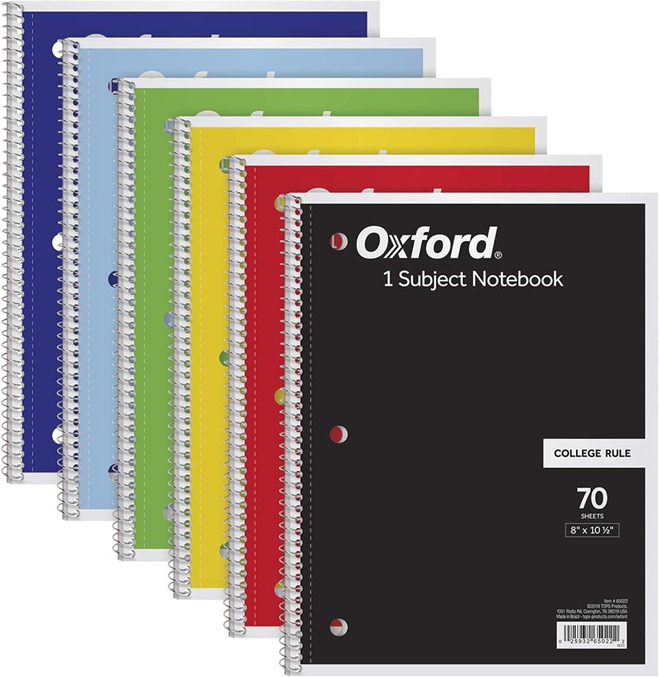 oxford notebooks