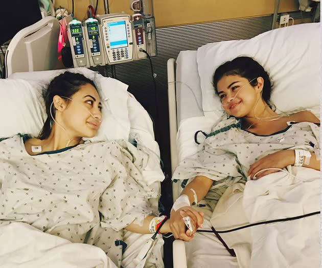 <p>Le 14 septembre, Selena Gomez a révélé sur Instagram qu’elle a subi une greffe de rein. La photo postée par la star, qui a ému tous ses fans, a reçu 10,3 millions de « j’aime ».<br> Crédit photo : Instagram Selena Gomez </p>