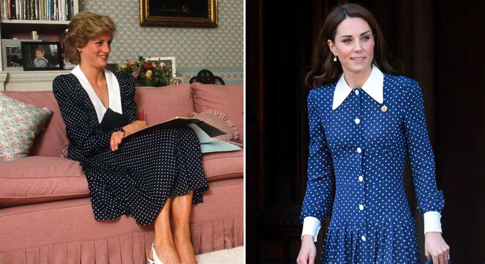 Kate and diana spotty dress