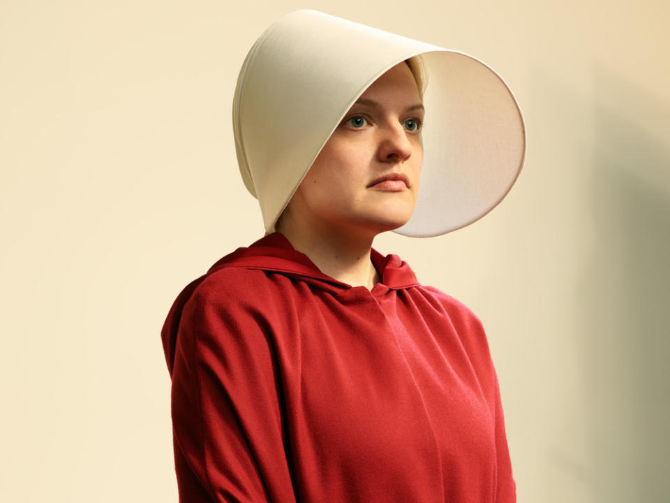 Elisabeth Moss als Desfred in "The Handmaid's Tale". (Bild: Tele 5)