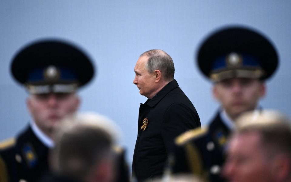 russian victory day parade vladimir putin red square ukraine moscow - KIRILL KUDRYAVTSEV /AFP