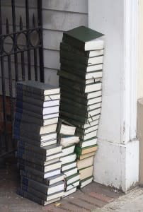 Huge stack of books