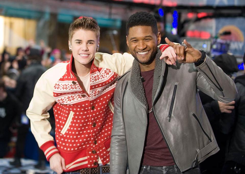 Bieber Usher Today Show