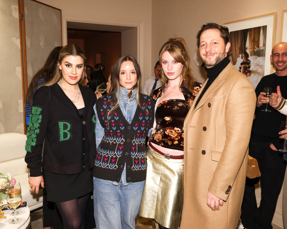 Christina Grasso, Charlotte Groeneveld, Ivy Getty, Derek Blasberg