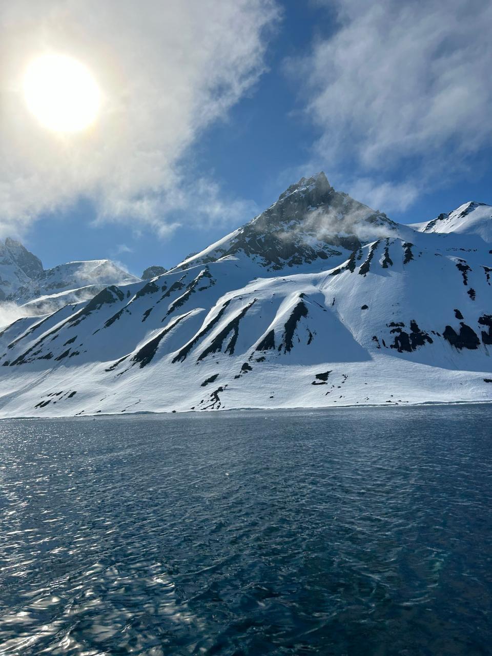 St. Jonsfjorden at Spitsbergen, Svalbard.