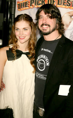 Dave Grohl and wife at the Hollywood premiere of New Line's Tenacious D in: The Pick of Destiny