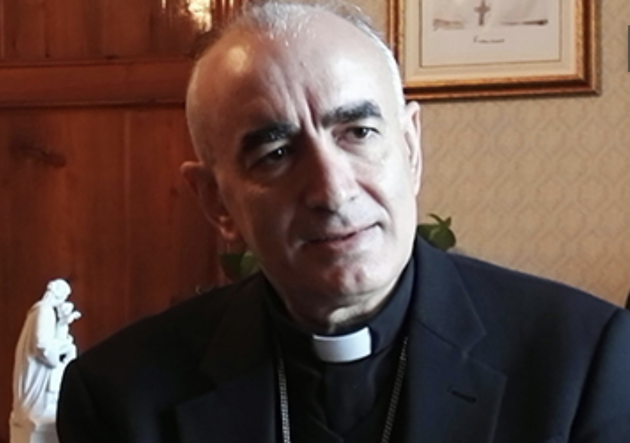 Bishop Antonio Staglian&#xf2; apologised for his comments regarding Santa. Source: Diocese of Noto