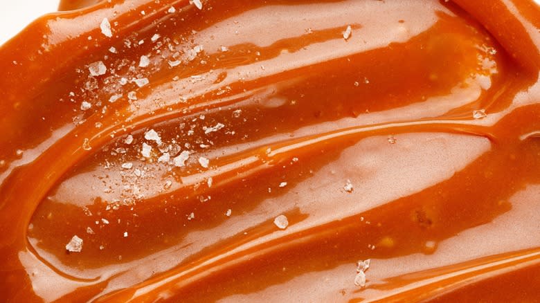 caramel sauce with salt