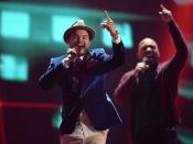 Australien war erstmalig beim ESC dabei und Guy Sebastian schlug sich richtig gut. Für ihn sprang am Ende Platz fünf heraus. Foto: Julian Stratenschulte