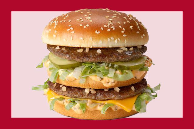 <p>Food & Wine / McDonald's</p> According to the map, the cheapest burger is in Stigler, Oklahoma, where a Big Mac at one restaurant costs just $3.49, while the most expensive is in Lee, Massachusetts, at just over $8.