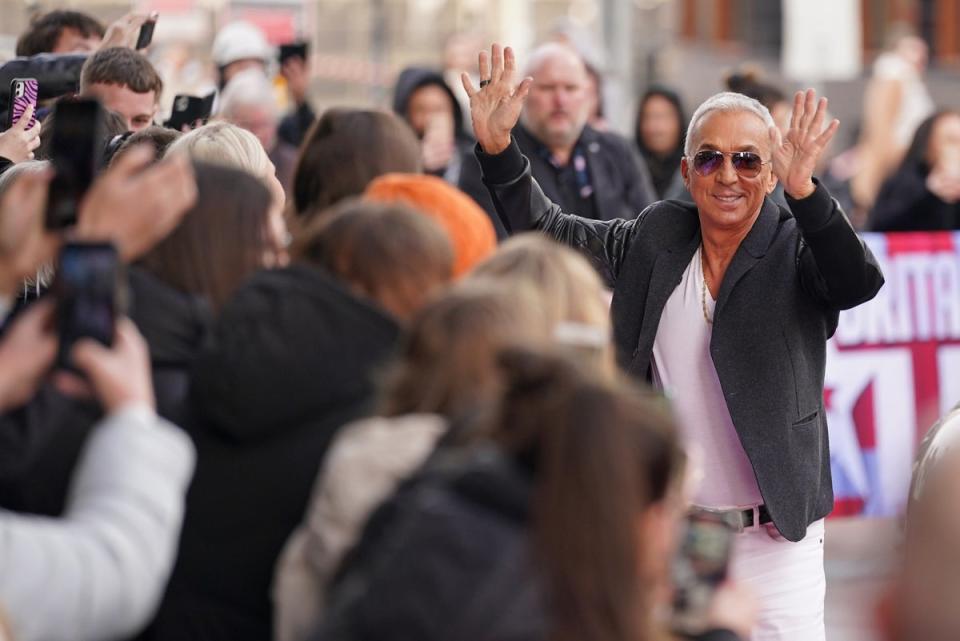 Tonioli at ‘Britain’s Got Talent’ auditions in February (Getty Images)