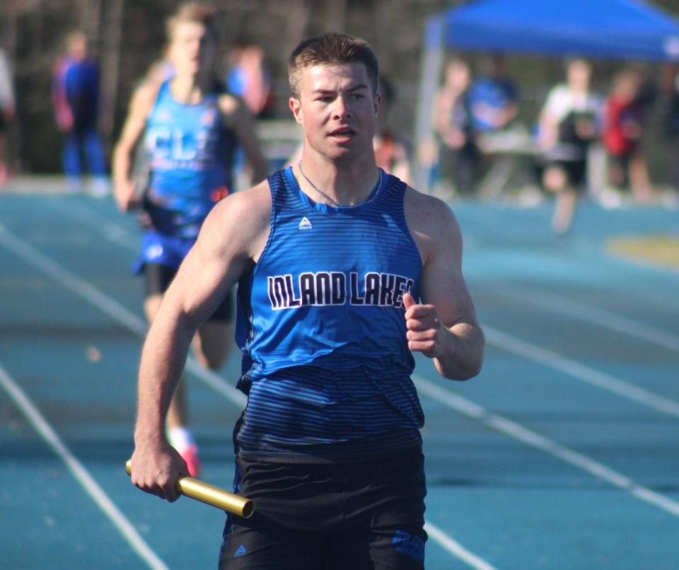 Inland Lakes track and field athlete Dylan Zinke was voted the Daily Tribune's Athlete of the Week for April 22-27.