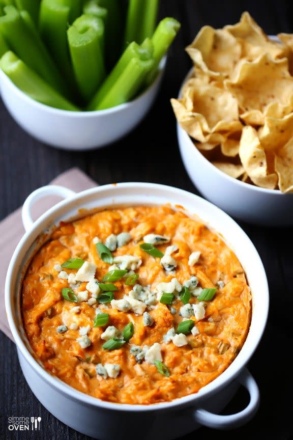 Skinny Buffalo Chicken Dip